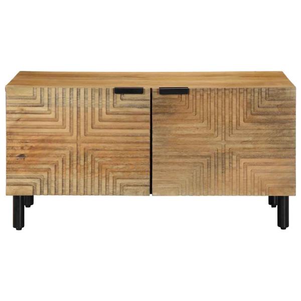 Couchtisch Braun 80x50x40 cm Massivholz Mango