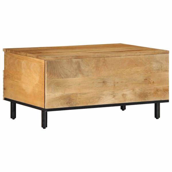 Couchtisch Braun 80x54x40 cm Massivholz Mango