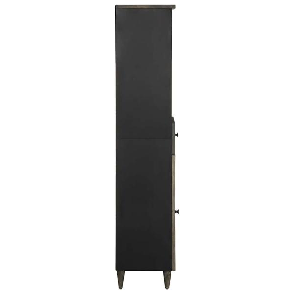 Badschrank 38x33x160 cm Massivholz Mango