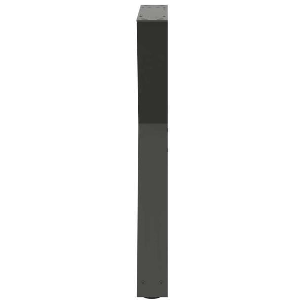 Esstisch Beine 2 Stk. Anthrazit 50x(72-73,3) cm Stahl