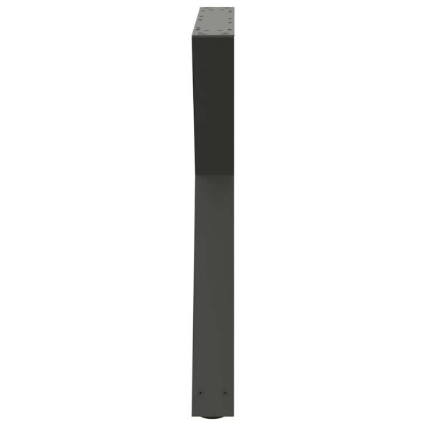 Esstisch Beine 2 Stück Anthrazit 80x(72-73,3) cm Stahl