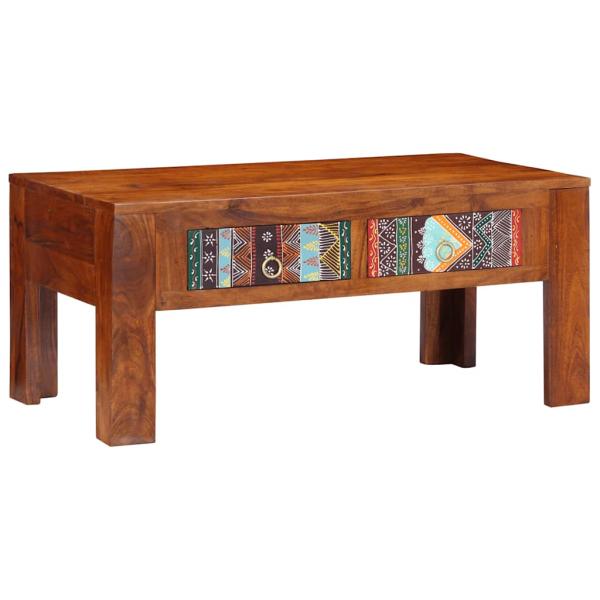 ARDEBO.de - Couchtisch 90x50x40 cm Massivholz Akazie