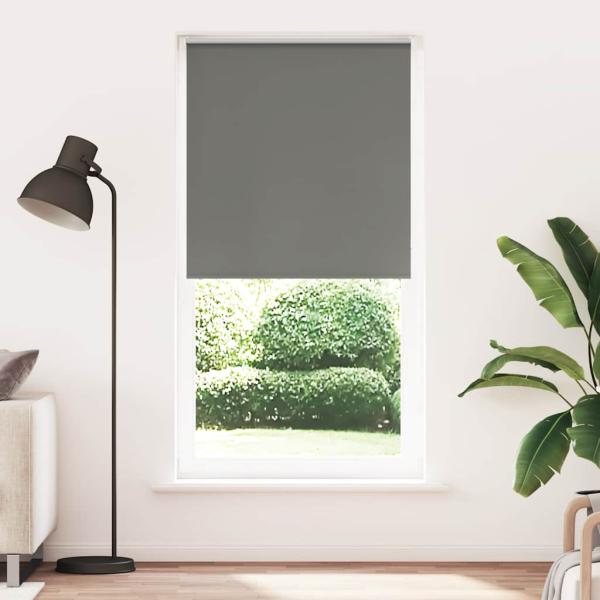 ARDEBO.de - Verdunkelungsrollo Grau 110x230cm Stoffbreite 105,7cm Polyester