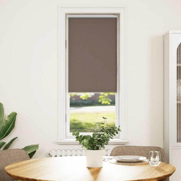 ARDEBO.de - Verdunkelungsrollo Kaffeebraun 50x175cm Stoffbreite 45,7 cm