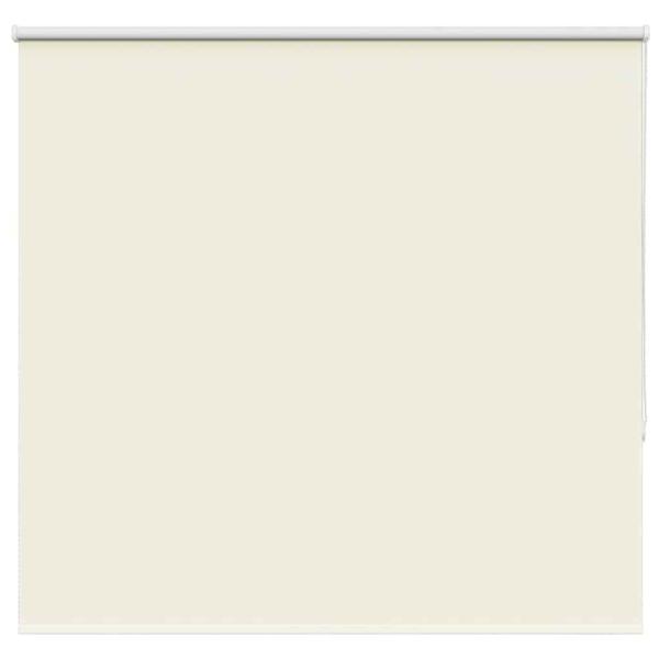 ARDEBO.de - Verdunkelungsrollo Cremeweiß 145x175cm Stoffbreite 141,6cm