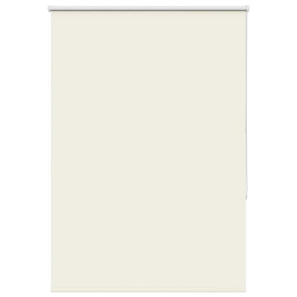 ARDEBO.de - Verdunkelungsrollo Cremeweiß 110x175cm Stoffbreite 105,7cm