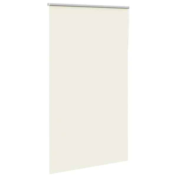 Verdunkelungsrollo Cremeweiß 125x230cm Stoffbreite 121,6cm