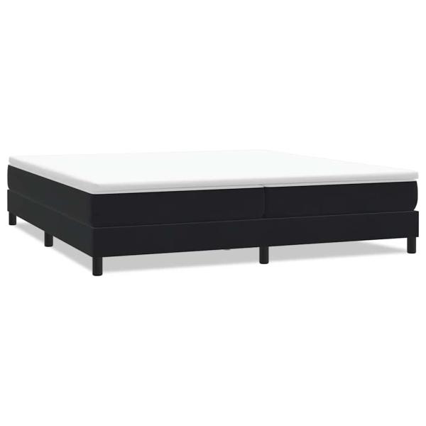Boxspringbett ohne Matratze Schwarz 200x220 cm Samt