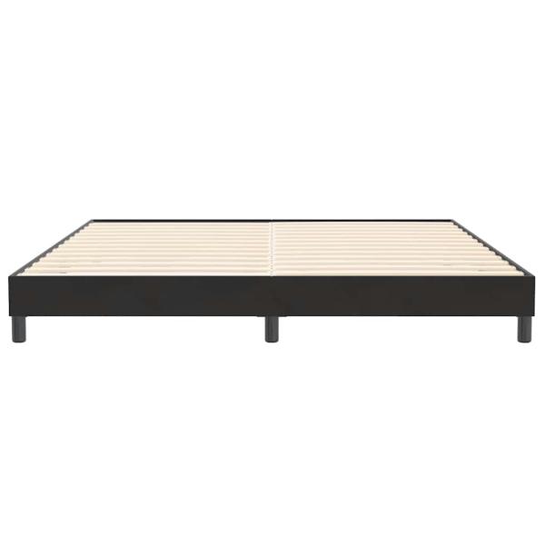 Boxspringbett ohne Matratze Schwarz 200x220 cm Samt