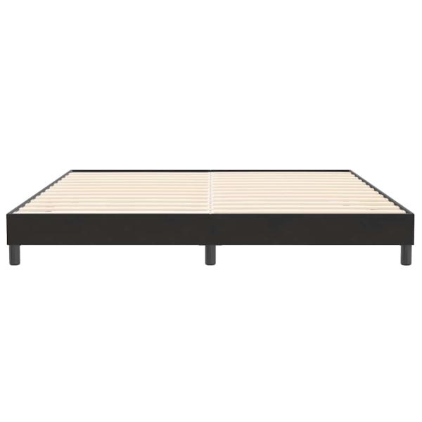 Boxspringbett ohne Matratze Schwarz 200x210 cm Samt