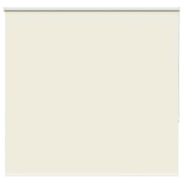 ARDEBO.de - Verdunkelungsrollo Cremeweiß 145x150cm Stoffbreite 141,6cm