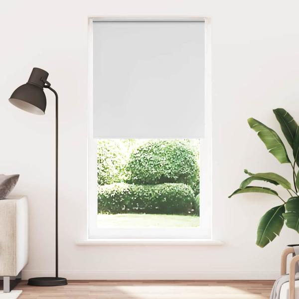 Verdunkelungsrollo Wei? 95x230cm Stoffbreite 90,7 cm Polyester