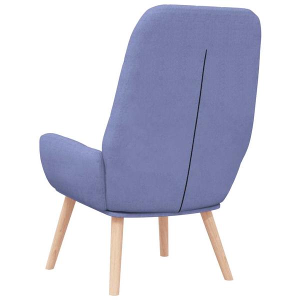 Relaxsessel Jeansblau Stoff