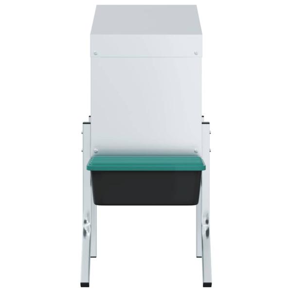 Hühner-Nistkasten 1 Abteil mit Beinen Verzinkter Stahl