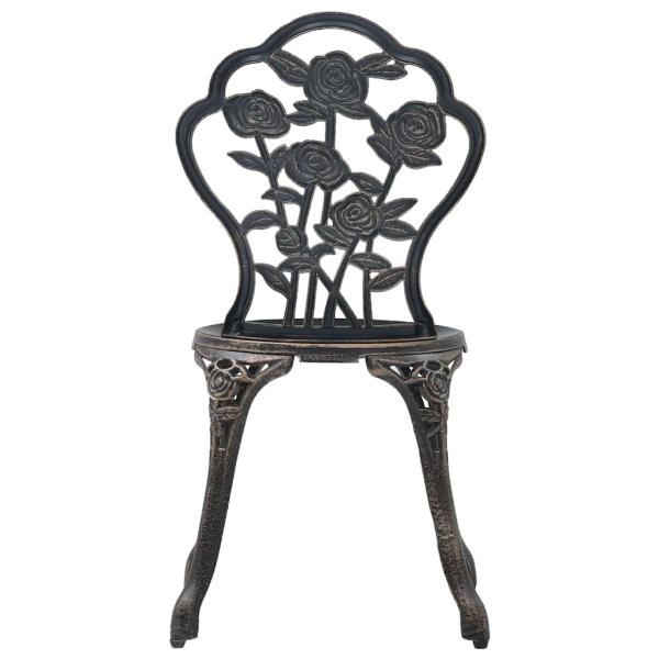3-tlg. Bistro-Set Aluminiumguss