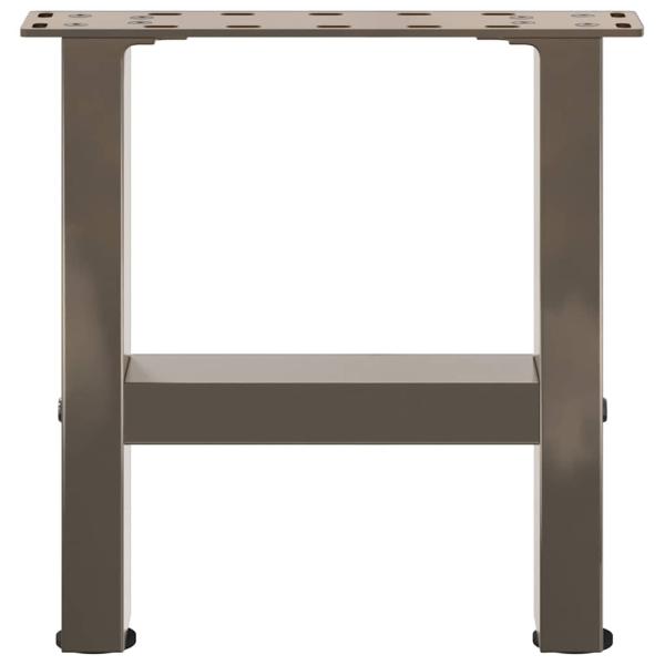 Couchtischbeine Naturstahl 2 Stk. 40x(30-31) cm Stahl