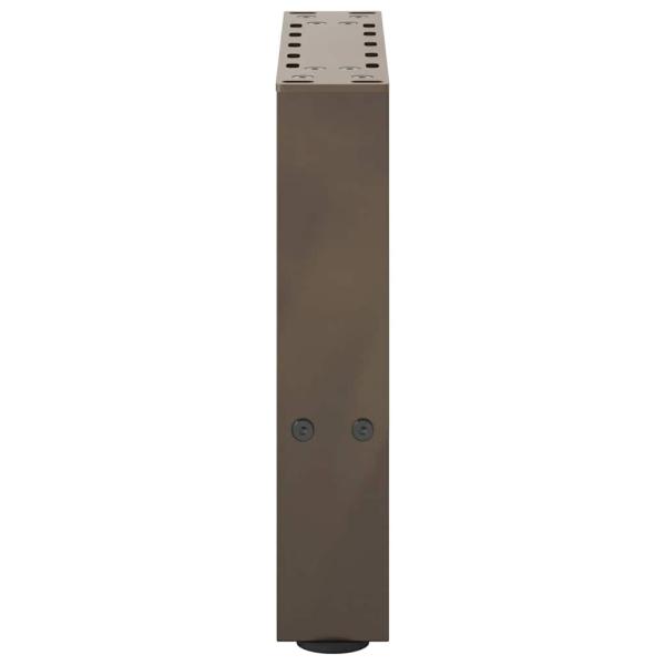 Couchtischbeine Naturstahl 2 Stk. 40x(30-31) cm Stahl