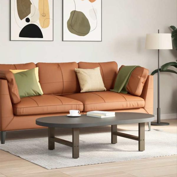 ARDEBO.de - Couchtischbeine Naturstahl 2 Stk. 60x(30-31) cm Stahl