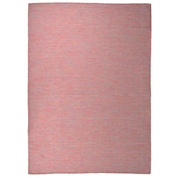 ARDEBO.de - Outdoor-Teppich Flachgewebe 200x280 cm Rot