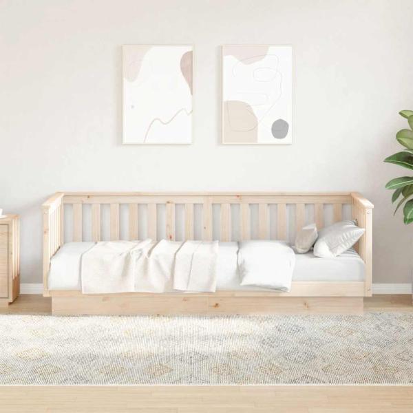 ARDEBO.de - Tagesbett ohne Matratze 90x200 cm Massivholz Kiefer