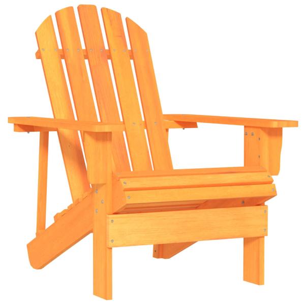 ARDEBO.de - Adirondack-Gartenstuhl Massivholz Tanne Orange