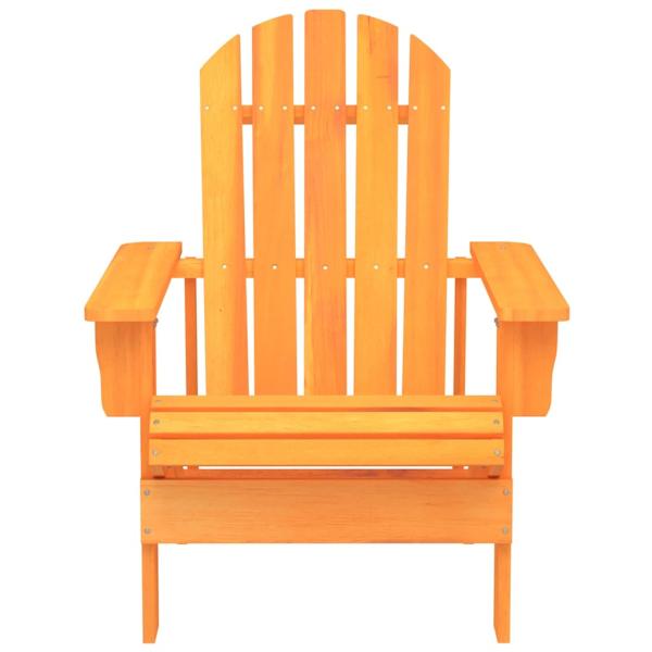 Adirondack-Gartenstuhl Massivholz Tanne Orange
