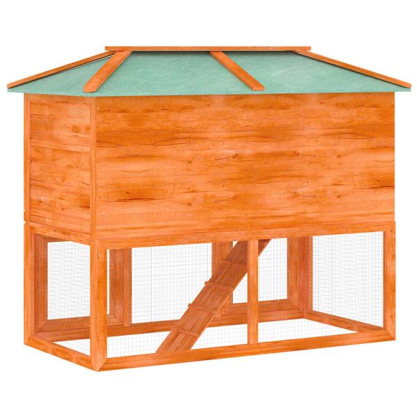 Kleintier-/Kaninchenstall 2 Etagen Holz