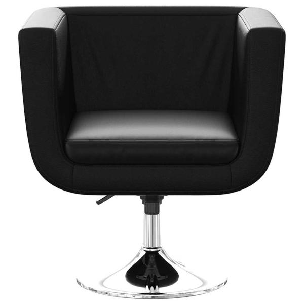 Barsessel Schwarz Kunstleder