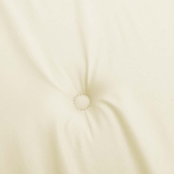 Gartenbank-Auflage Creme 120x50x3 cm Oxford-Gewebe