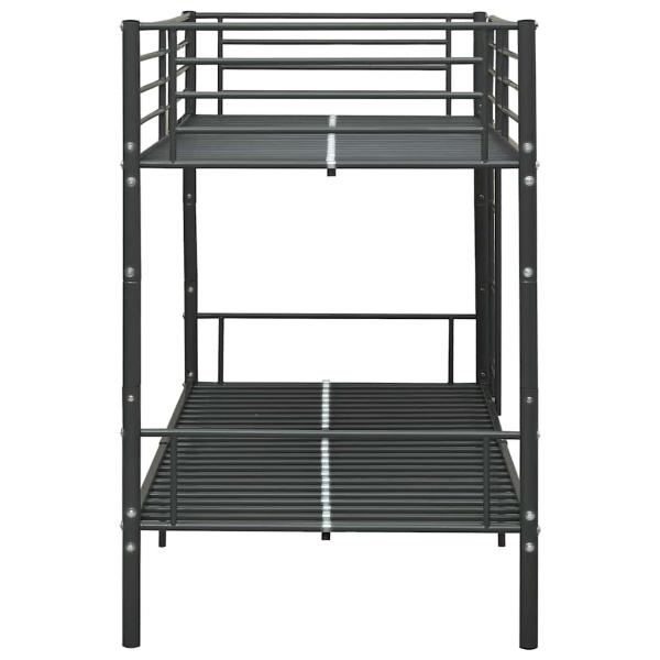 Etagenbett Schwarz Metall 90?200 cm