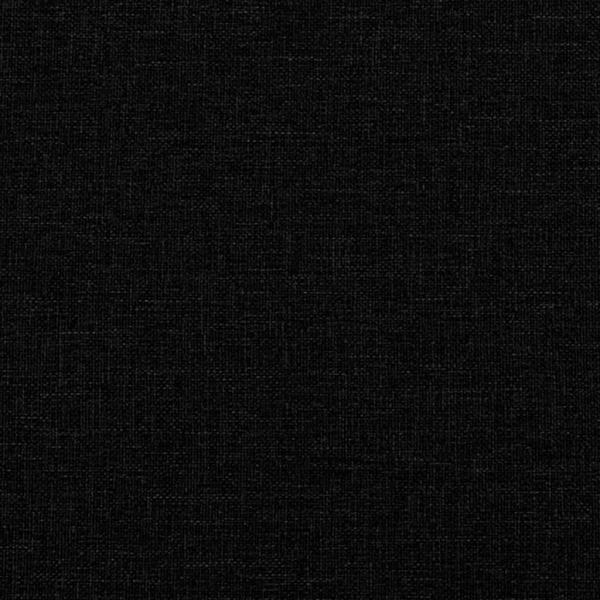 Sessel mit Hocker Schwarz 60 cm Stoff
