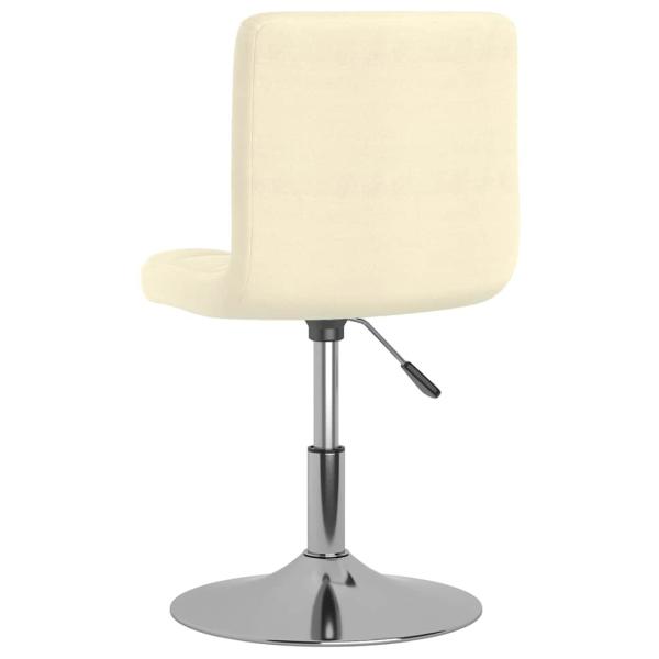 Esszimmerstühle 2 Stk. Drehbar Creme Stoff