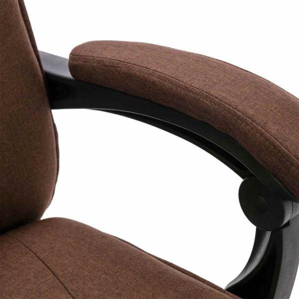 Massage-Bürostuhl Braun Stoff