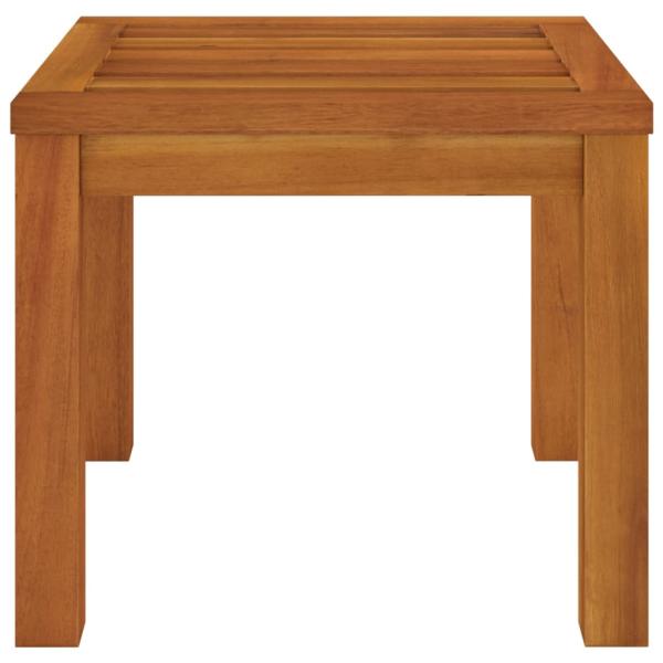 Gartenhocker mit Kissen 2 Stk. 40x40x42 cm Massivholz Akazie