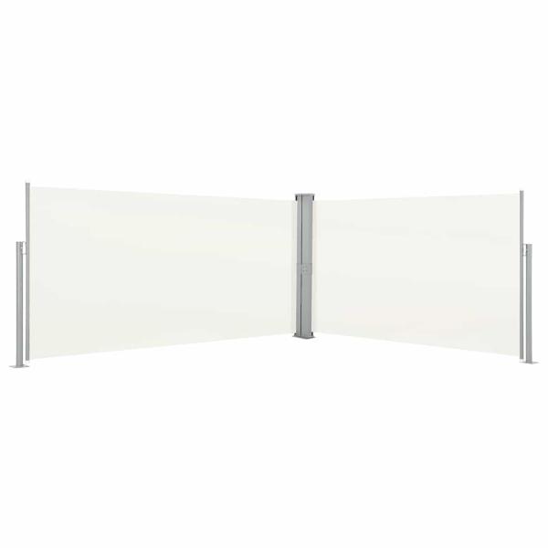 ARDEBO.de - Ausziehbare Seitenmarkise 160x600 cm Creme