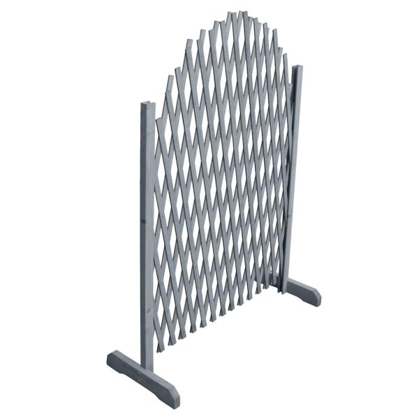 ARDEBO.de - Rankgitter Massivholz Tanne 1,8x1 m Grau