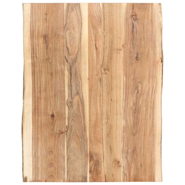 ARDEBO.de - Tischplatte Massivholz Akazie 80x(50-60)x3,8 cm