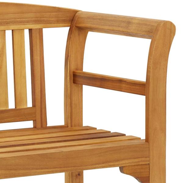 Rosenbank 1 -Sitzer 114 cm Solid acacia wood Natural