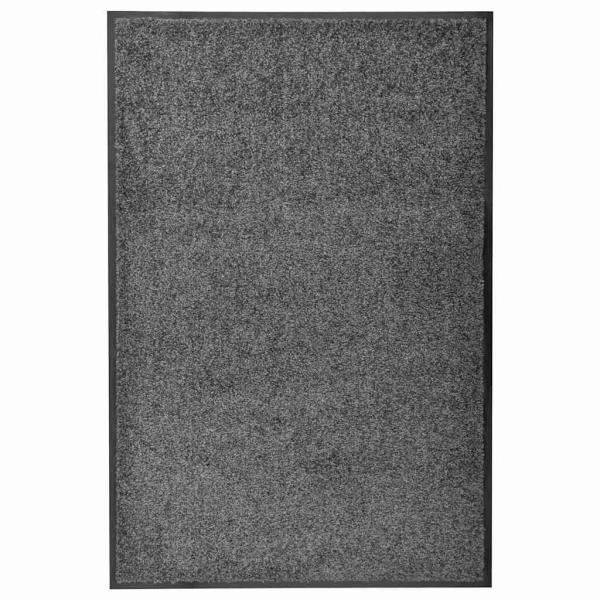 ARDEBO.de - Fußmatte Waschbar Anthrazit 60x90 cm