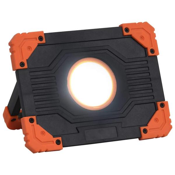 ARDEBO.de - LED-Strahler Tragbar ABS 10W Kaltweiß