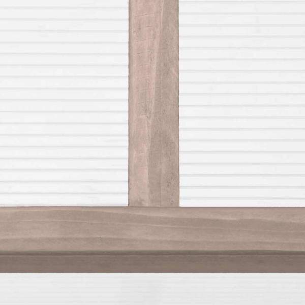 Gewächshaus Grau 110x56x39 cm Tannenholz