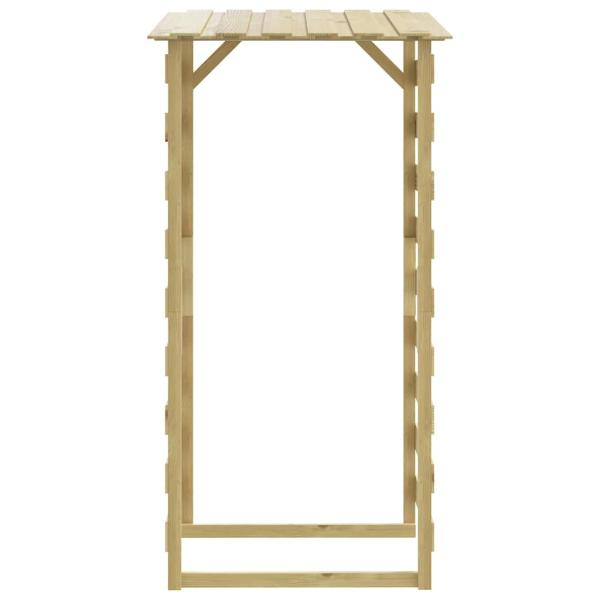 Pergola mit Dach 100x90x200 cm Imprägniertes Kiefernholz