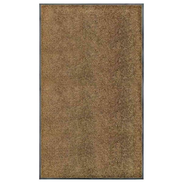ARDEBO.de - Fußmatte Waschbar Braun 90x150 cm