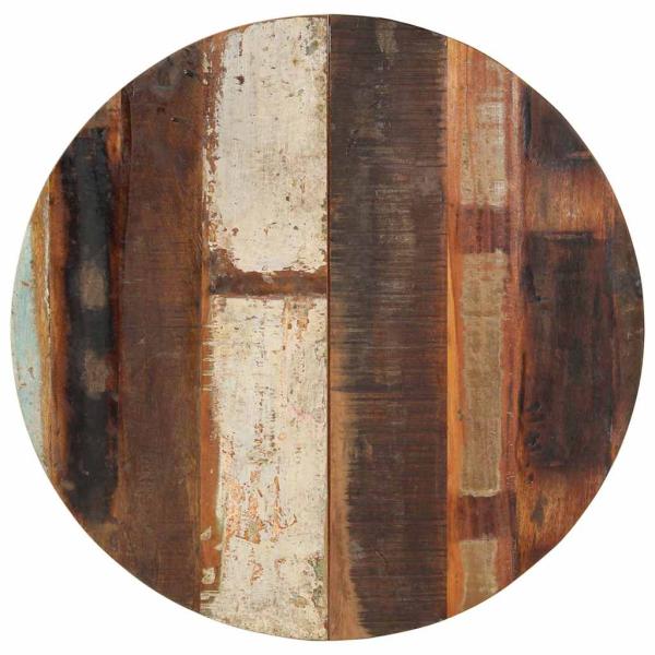 ARDEBO.de - Tischplatte Rund 70 cm 15-16 mm Altholz Massiv