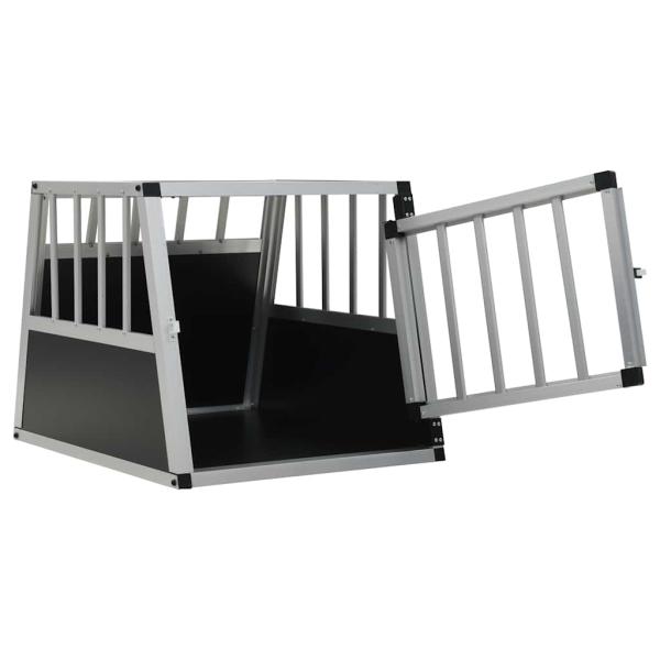 Hundetransportbox mit Einzeltür 54 x 69 x 50 cm