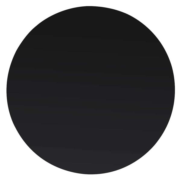 ARDEBO.de - Tischplatte aus gehärtetem Glas Rund 600 mm