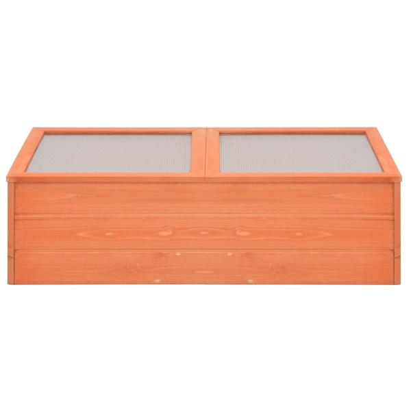Frühbeet Holz 100x50x34 cm