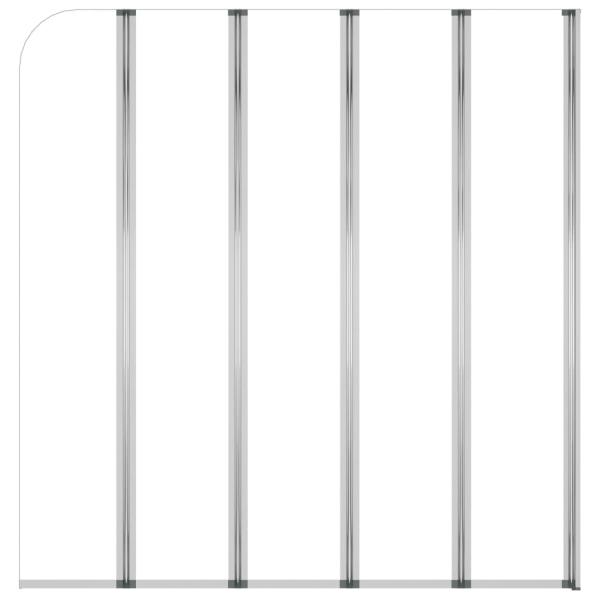 Duschabtrennung 120x140 cm Hartglas Transparent