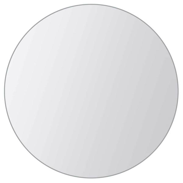 8-tlg. Spiegelfliesen-Set Rund Glas