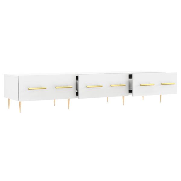 TV-Schrank Weiß 150x36x30 cm Holzwerkstoff